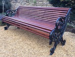 Victorian Cast Iron Bench