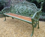 Victorian Cast Iron Bench