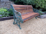 Antique Cast Iron Bench