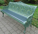 Antique Cast Iron Bench 