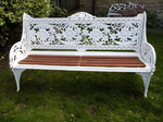 Antique Cast Iron Bench