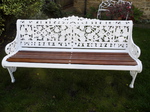 Antique Cast Iron Bench
