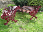 Antique Cast Iron Benches