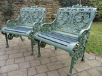 Antique Cast Iron Chairs