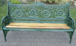 Antique Cast Iron Bench